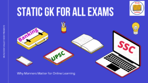 Daily static Gk for Upsc study Pariksha