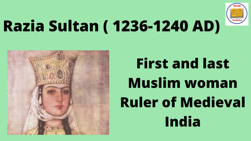 Raziya Sultan slave dynasty notes