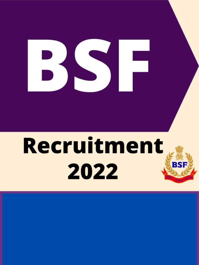 BSF Recruitment 2022 Online Apply Now