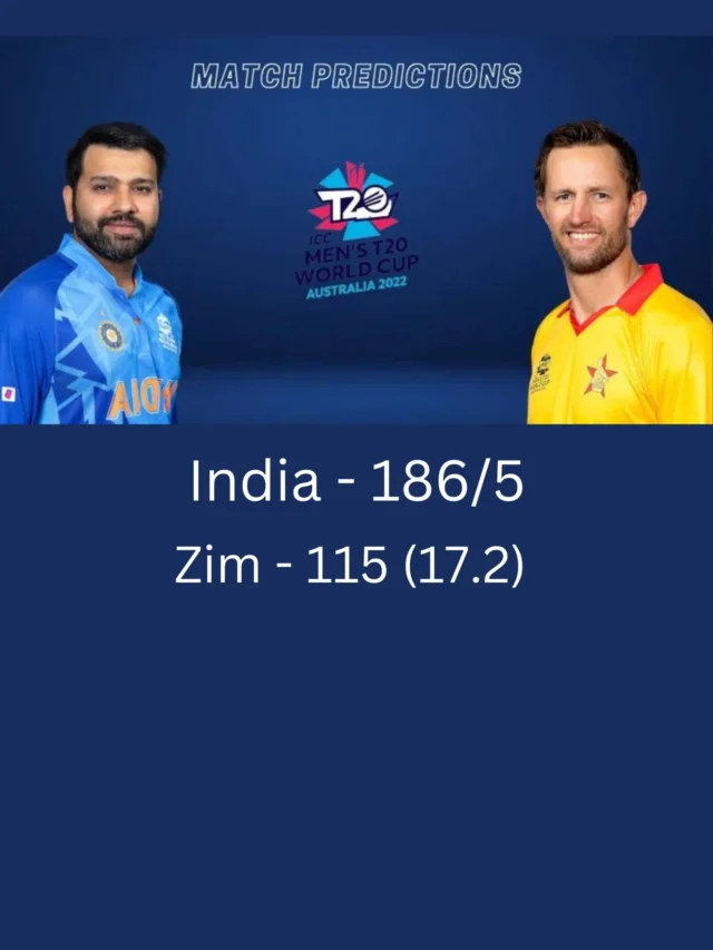 India vs zim