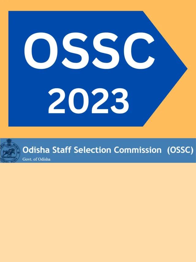 OSSC recruitment 2023