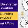 modern history upsc questions for upsc prelims exam