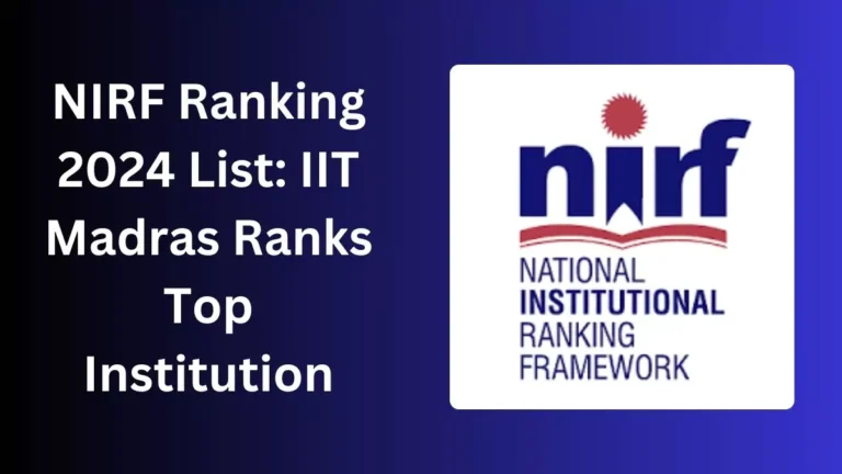 NIRF Ranking 2024 list