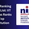NIRF Ranking 2024 list