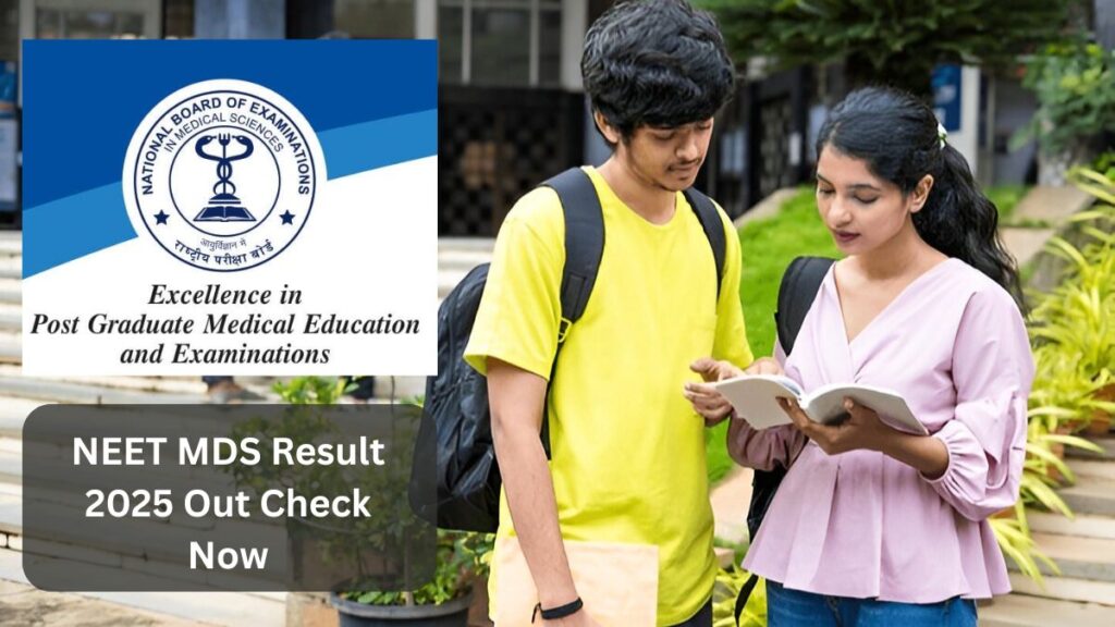 Students discussing NEET MDS Result 2025 Out Check Now